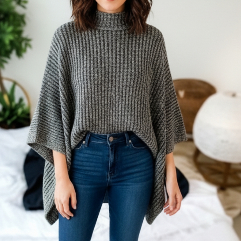 Vertigo Black Sweater With Side Split - image 1